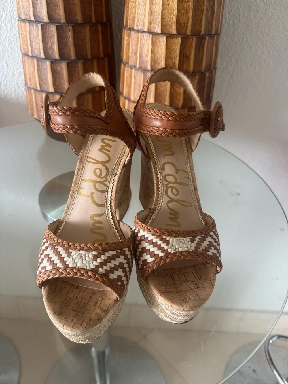 Sam Edelman braided tan